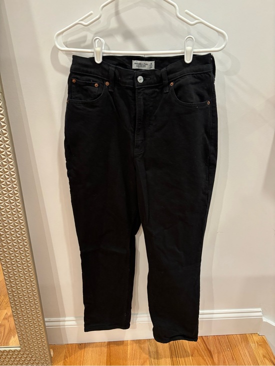 Abercrombie & Fitch Denim - Abercrombie & Fitch Black Straight-Leg Jeans